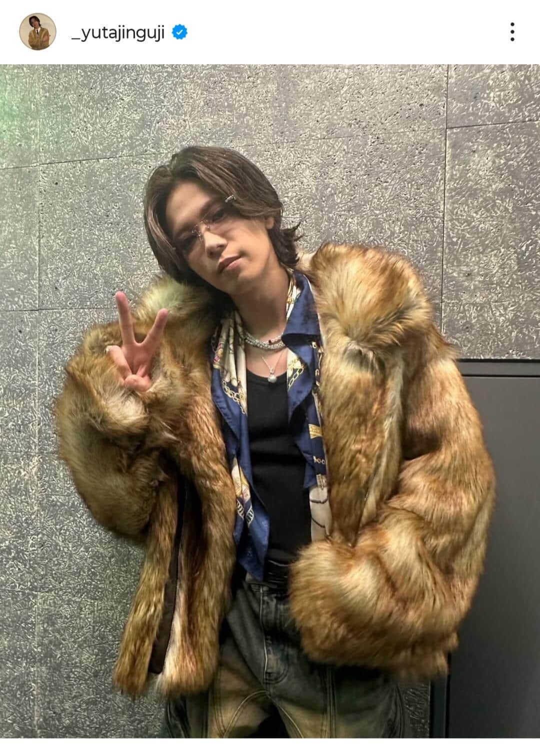 神宮寺勇太さんのインスタグラム（＠_yutajinguji）より