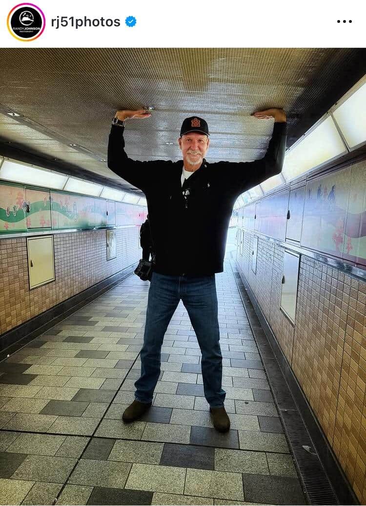 ランディ・ジョンソン氏のインスタグラム（＠rj51photos）より