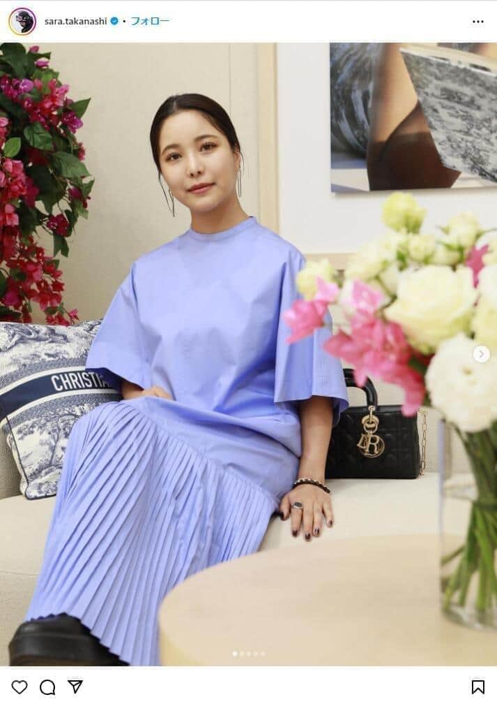 「超絶かわいい」スキージャンプ高梨沙羅、いつもと雰囲気違うロングヘアにうっとり「女優さんみたい」