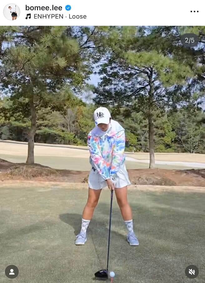 イ・ボミさんのインスタグラム（＠bomee.lee）より