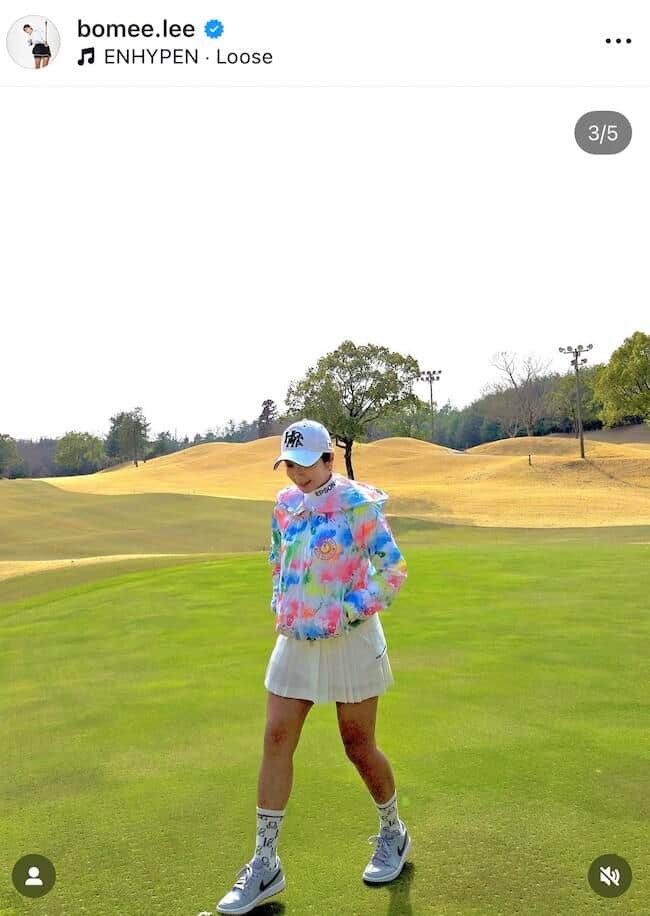 イ・ボミさんのインスタグラム（＠bomee.lee）より