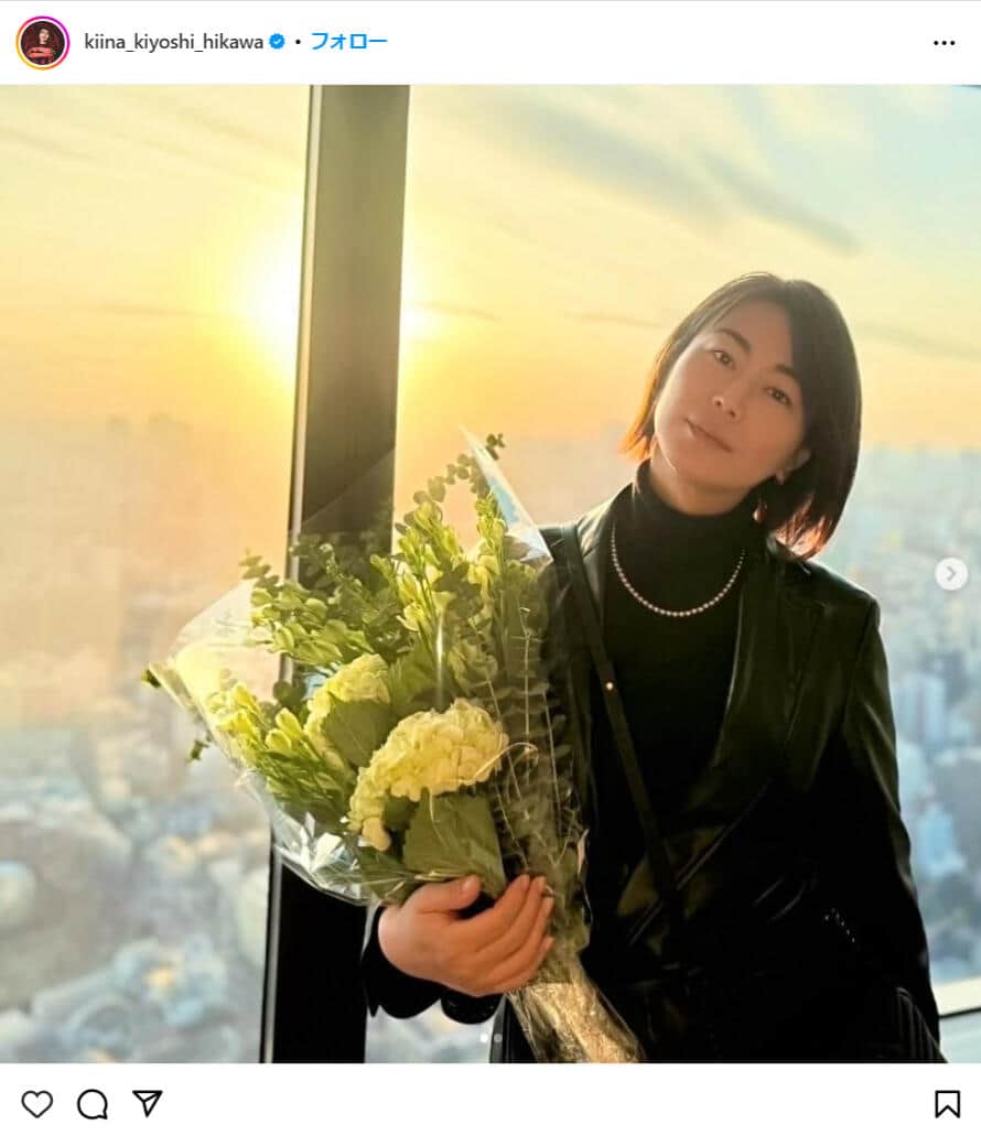 氷川きよしさんのインスタグラム（＠kiina_kiyoshi_hikawa）より