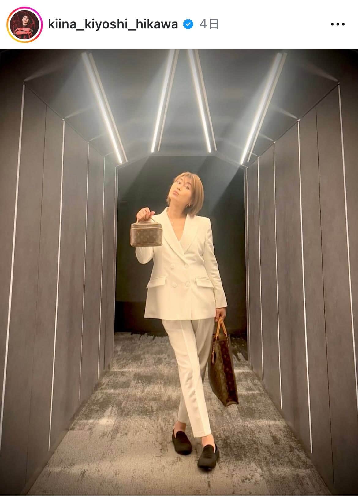 氷川きよしさんのインスタグラム（＠kiina_kiyoshi_hikawa）より