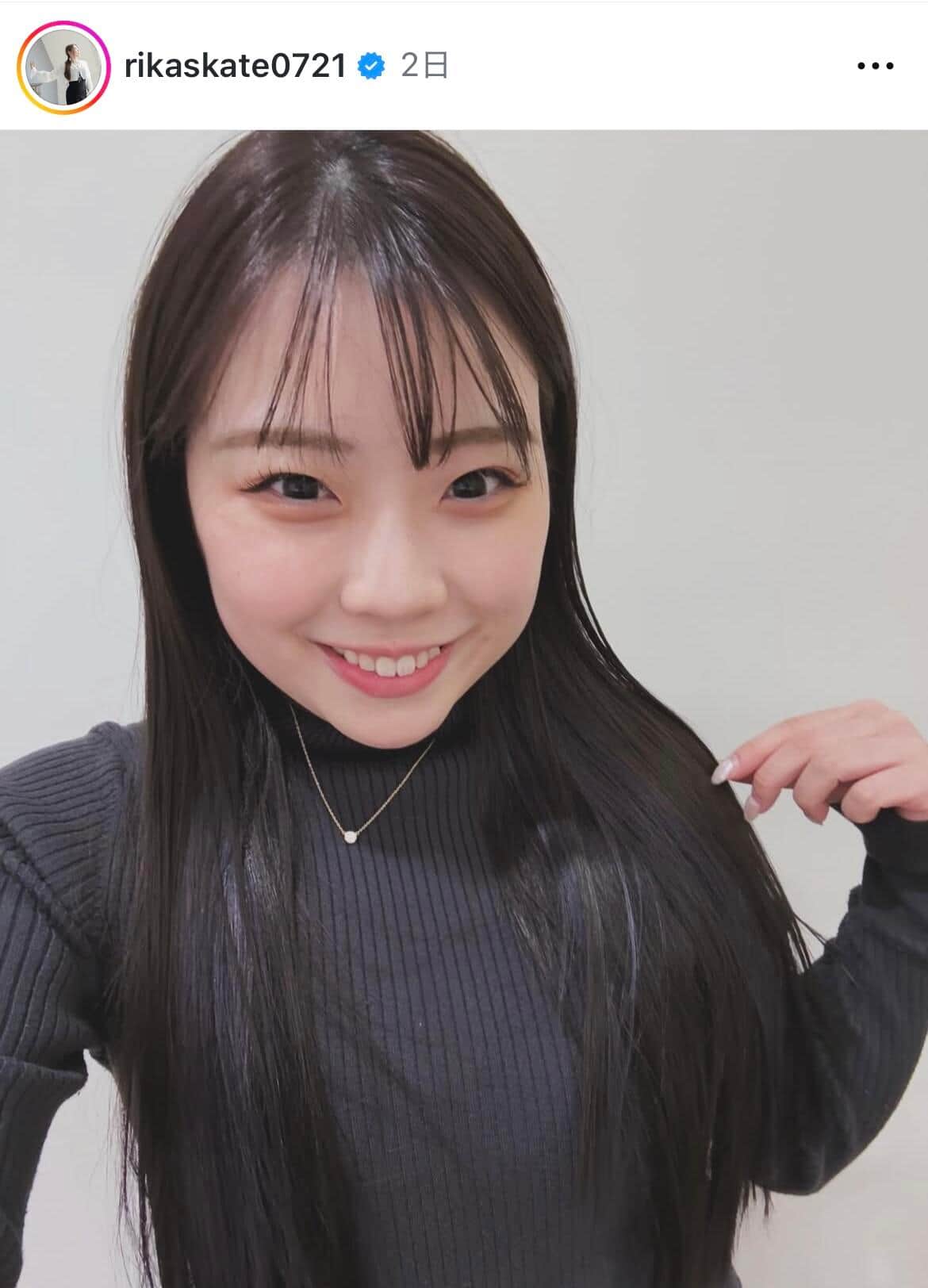 紀平梨花さんのインスタグラム（＠rikaskate0721）より
