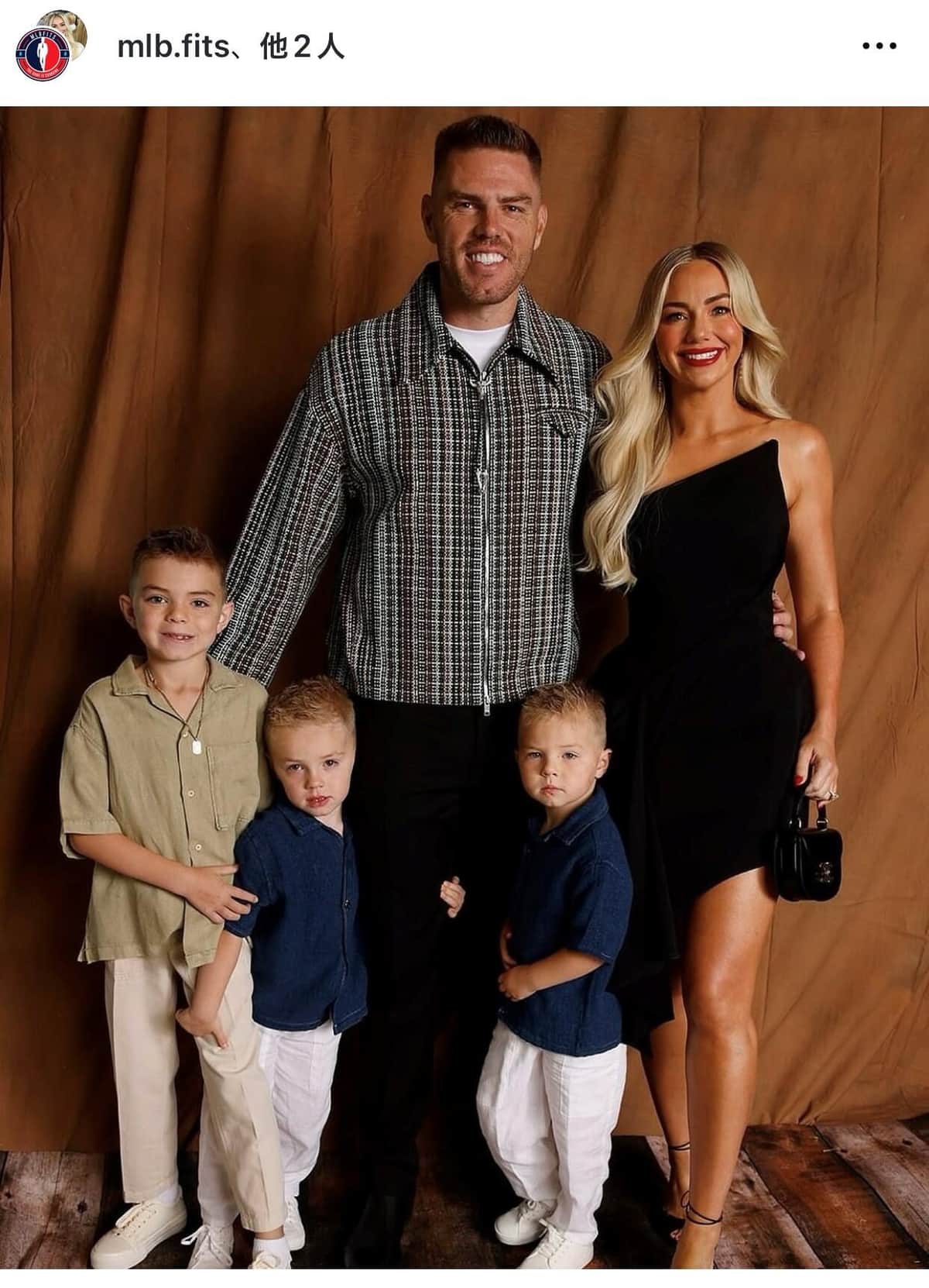 フリーマンファミリー（チェルシーさんのインスタグラムより）