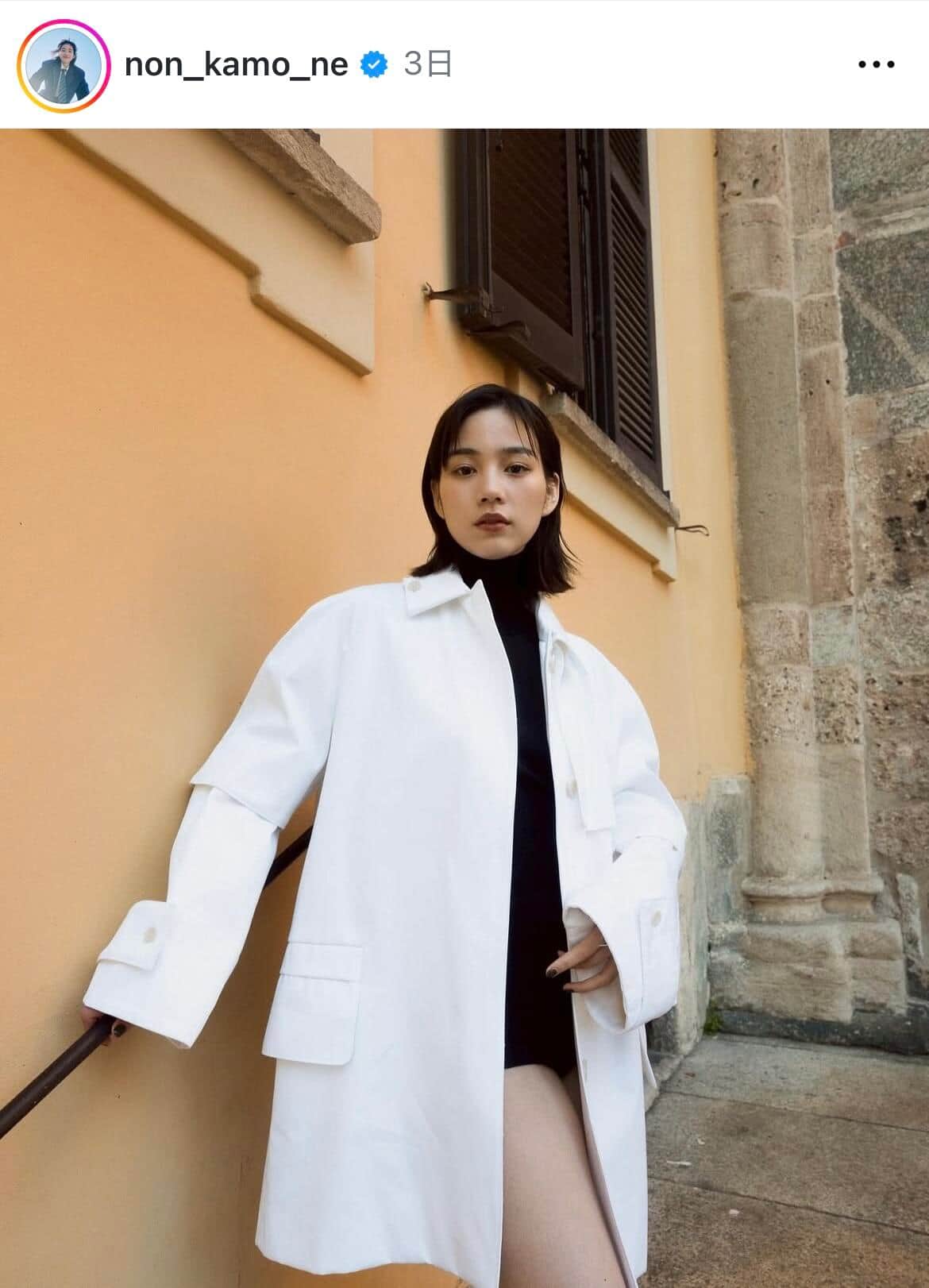 のんさんのインスタグラム（＠non_kamo_ne）より