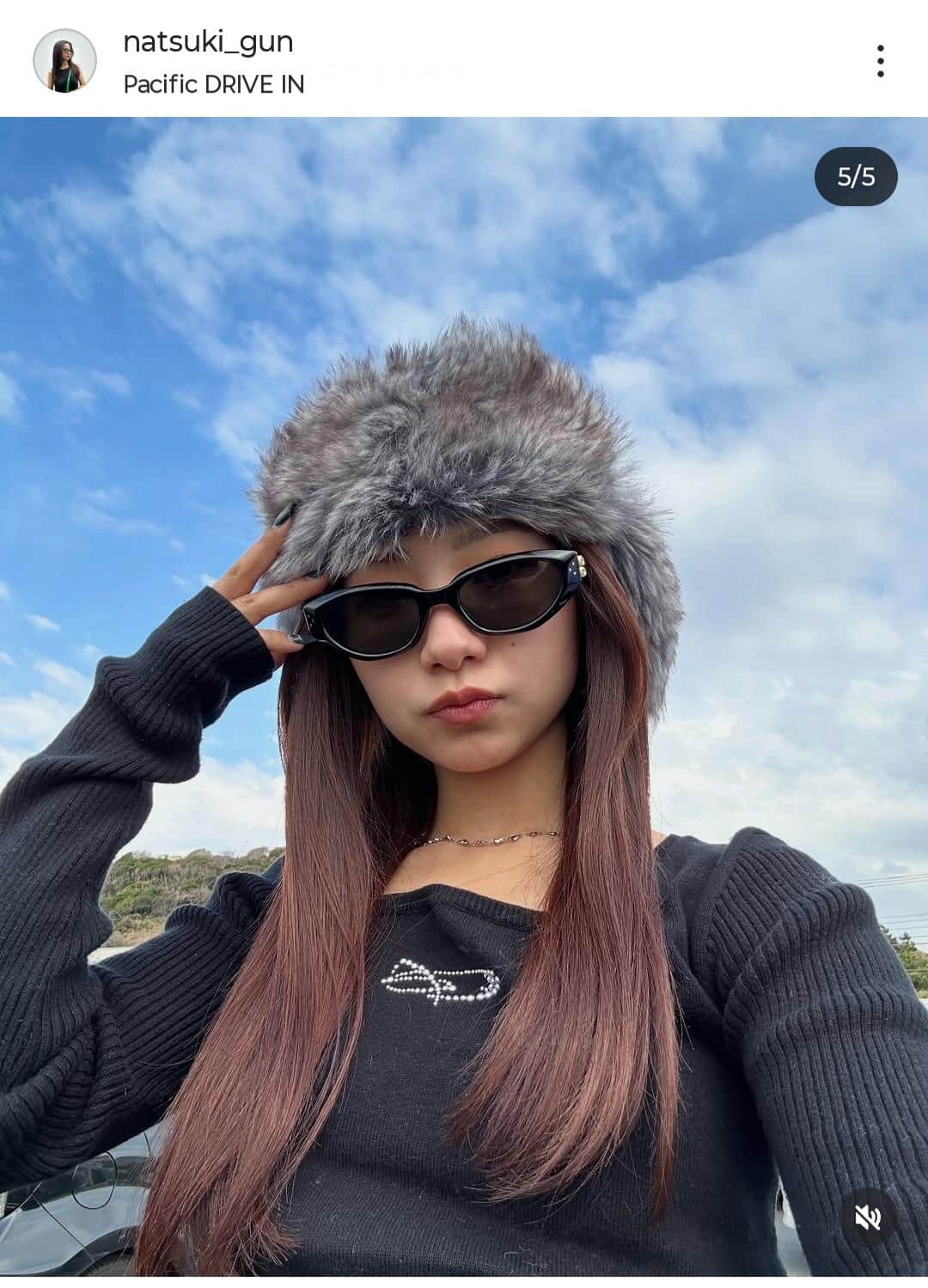 なーちゃんのインスタグラム（＠natsuki_gun）より