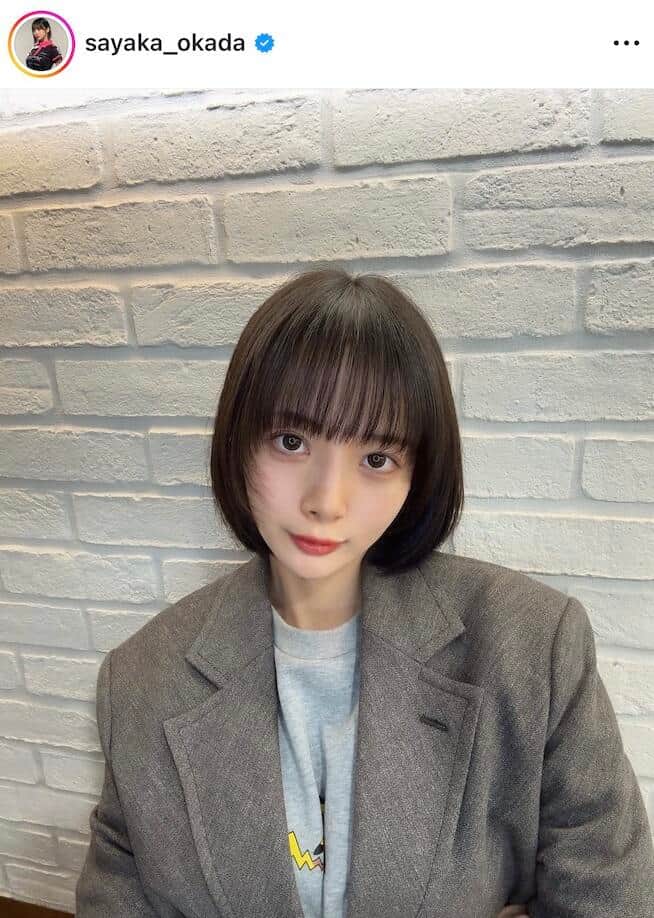 岡田紗佳さんのインスタグラム（＠sayaka_okada）より