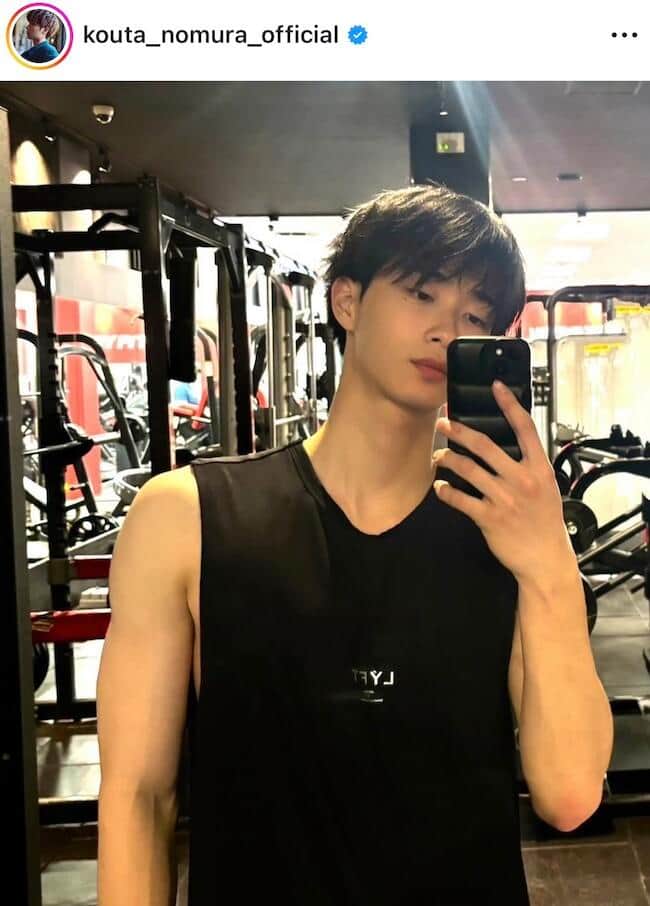 野村康太さんのインスタグラム（＠kouta_nomura_official）より