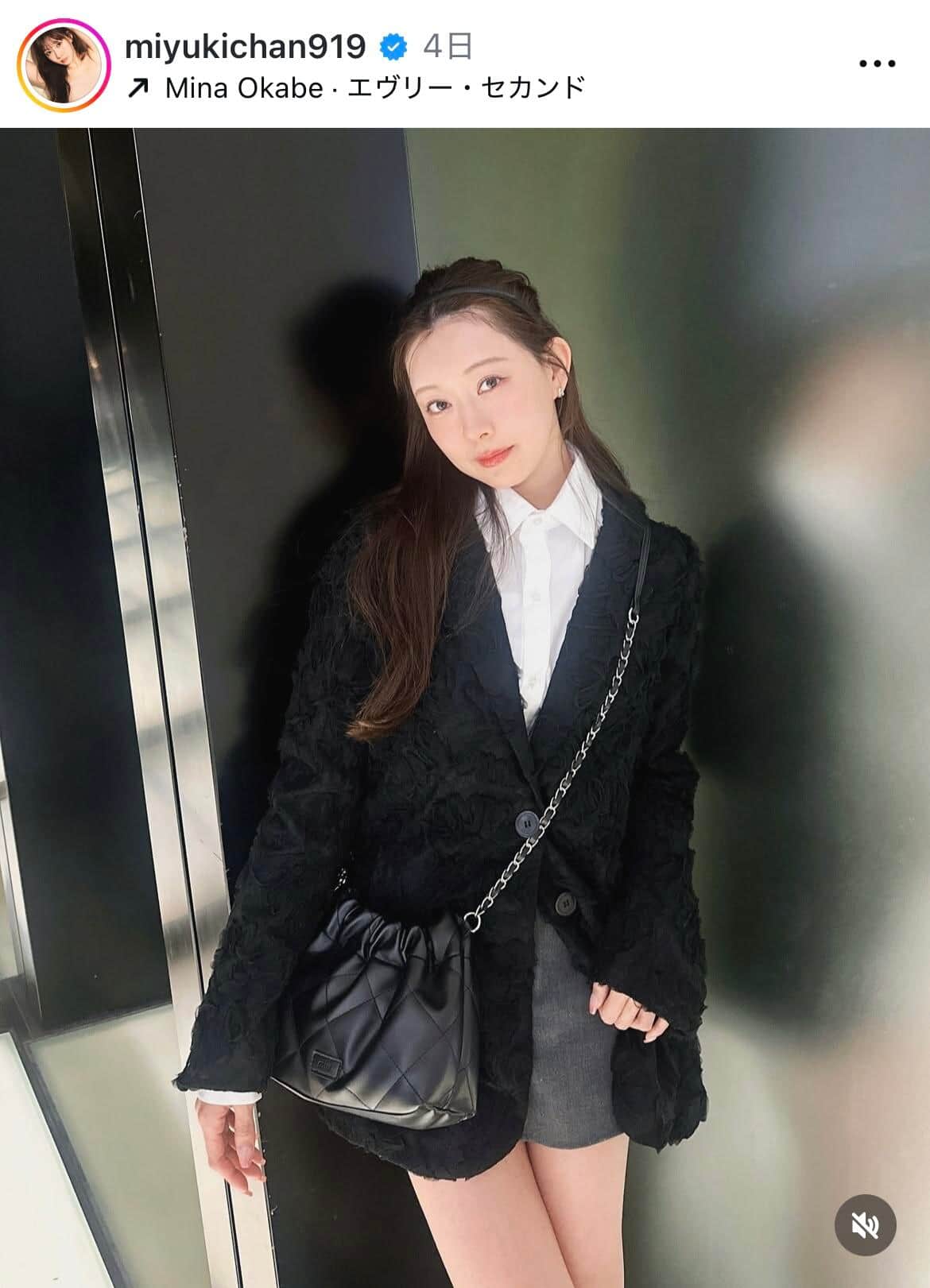 渡辺美優紀、ミニ丈コーデで夜桜を楽しむ　かわいさ爆発「みるきー可愛い」「めちゃくちゃ目立ってそう」