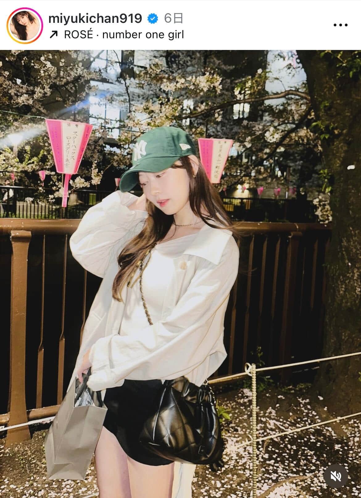 渡辺美優紀さんのインスタグラム（＠miyukichan919）より
