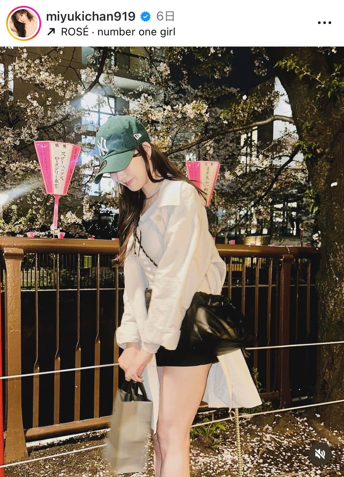渡辺美優紀さんのインスタグラム（＠miyukichan919）より