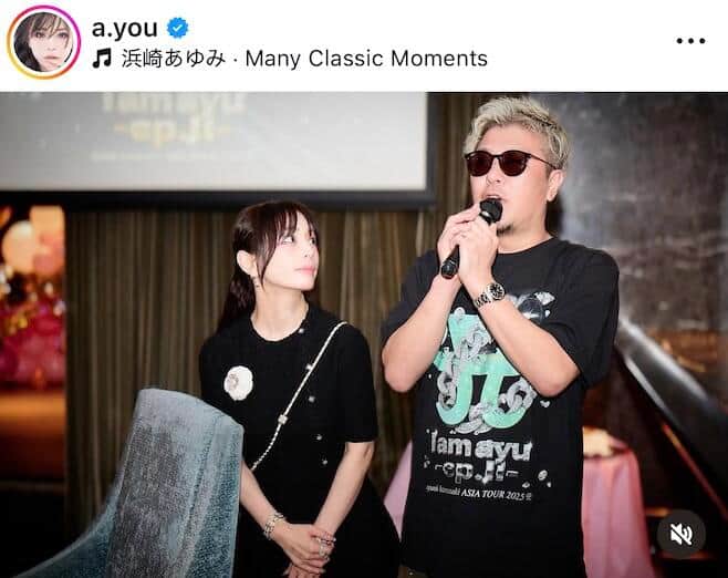 浜崎あゆみさんのインスタグラム（＠a.you）より