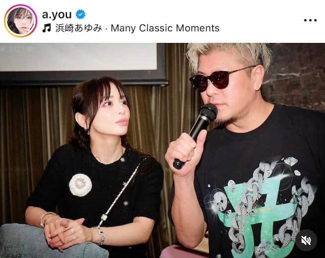 浜崎あゆみさんのインスタグラム（＠a.you）より