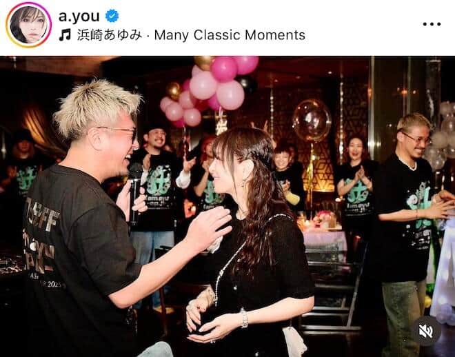 浜崎あゆみさんのインスタグラム（＠a.you）より