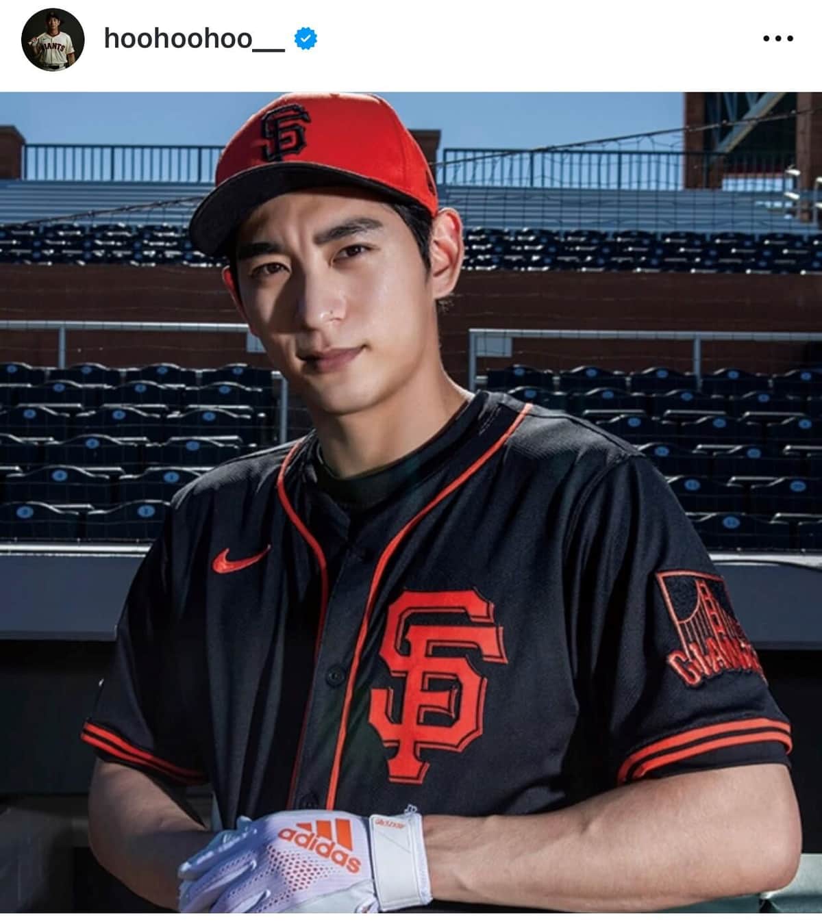 イ・ジョンフ選手（本人インスタグラムより）