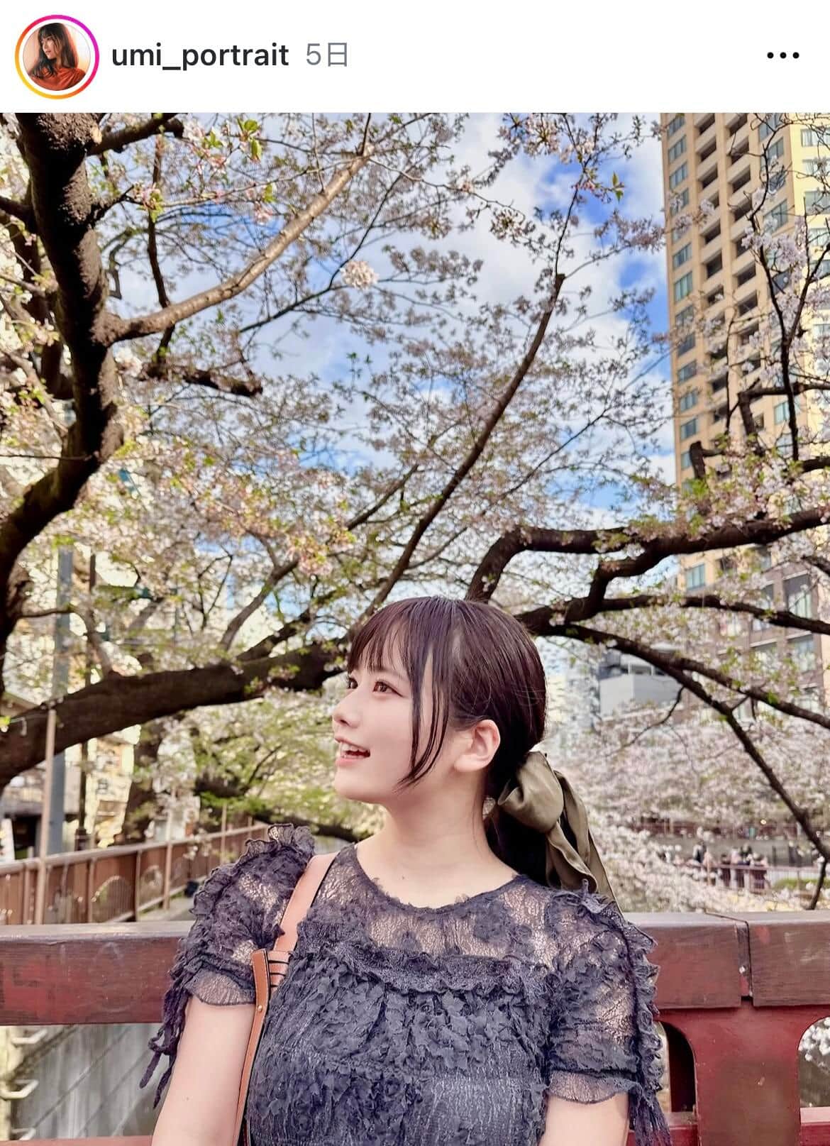 東雲うみさんのインスタグラム（＠umi_portrait）より