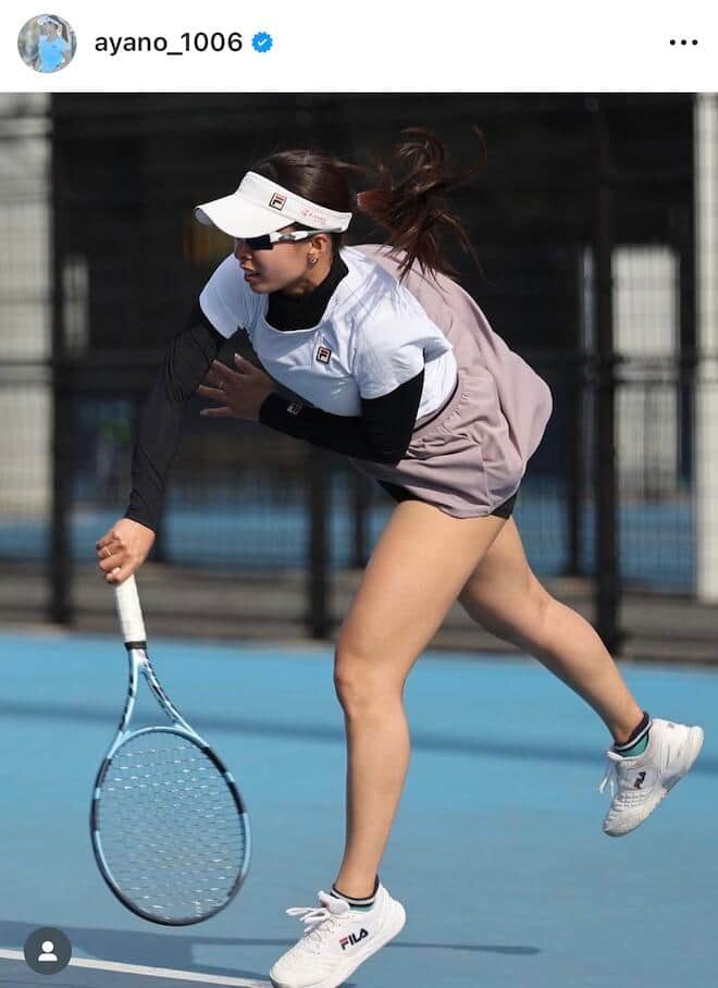 園田彩乃選手のインスタグラム（＠ayano_1006）より