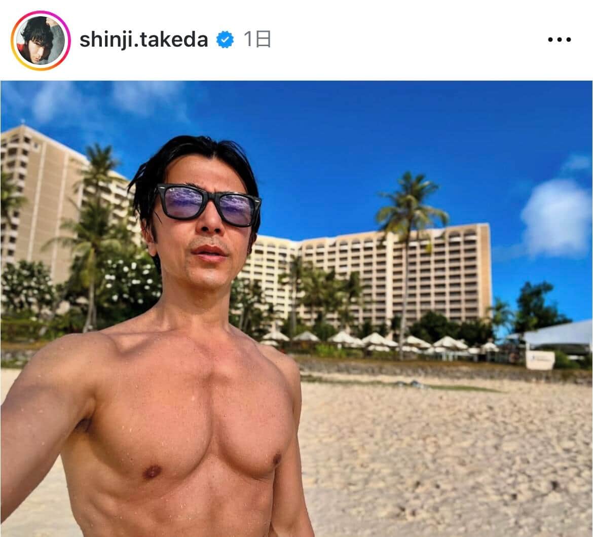 武田真治さんのインスタグラム（＠shinji.takeda）より