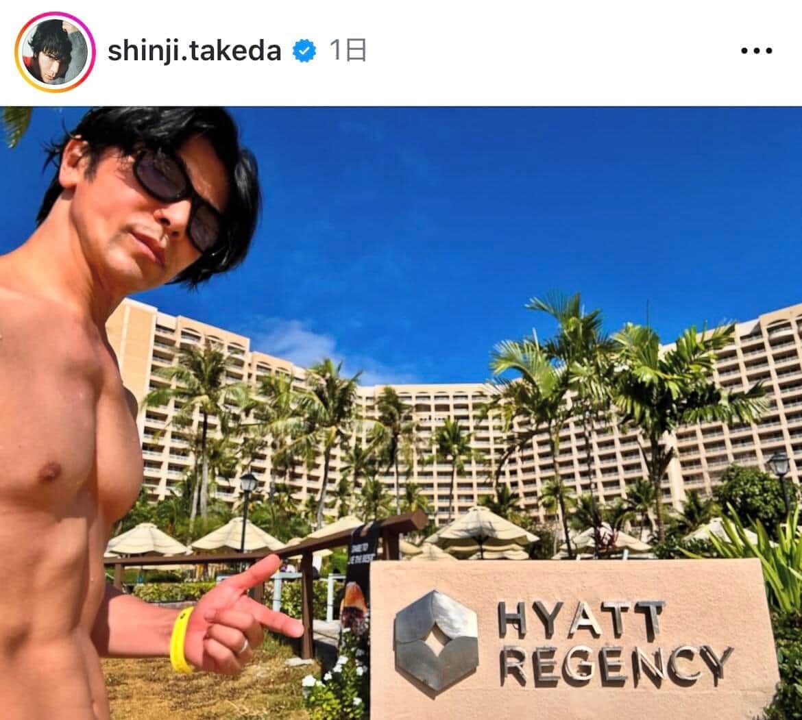 武田真治さんのインスタグラム（＠shinji.takeda）より