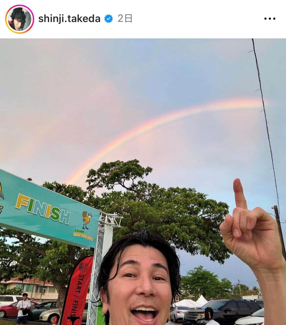武田真治さんのインスタグラム（＠shinji.takeda）より