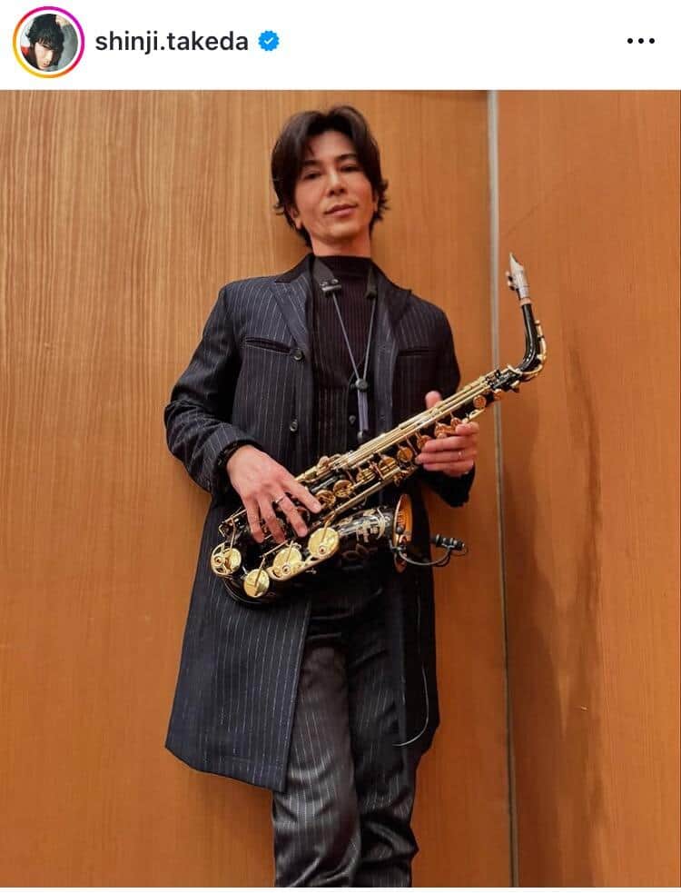 武田真治さんのインスタグラム（＠shinji.takeda）より