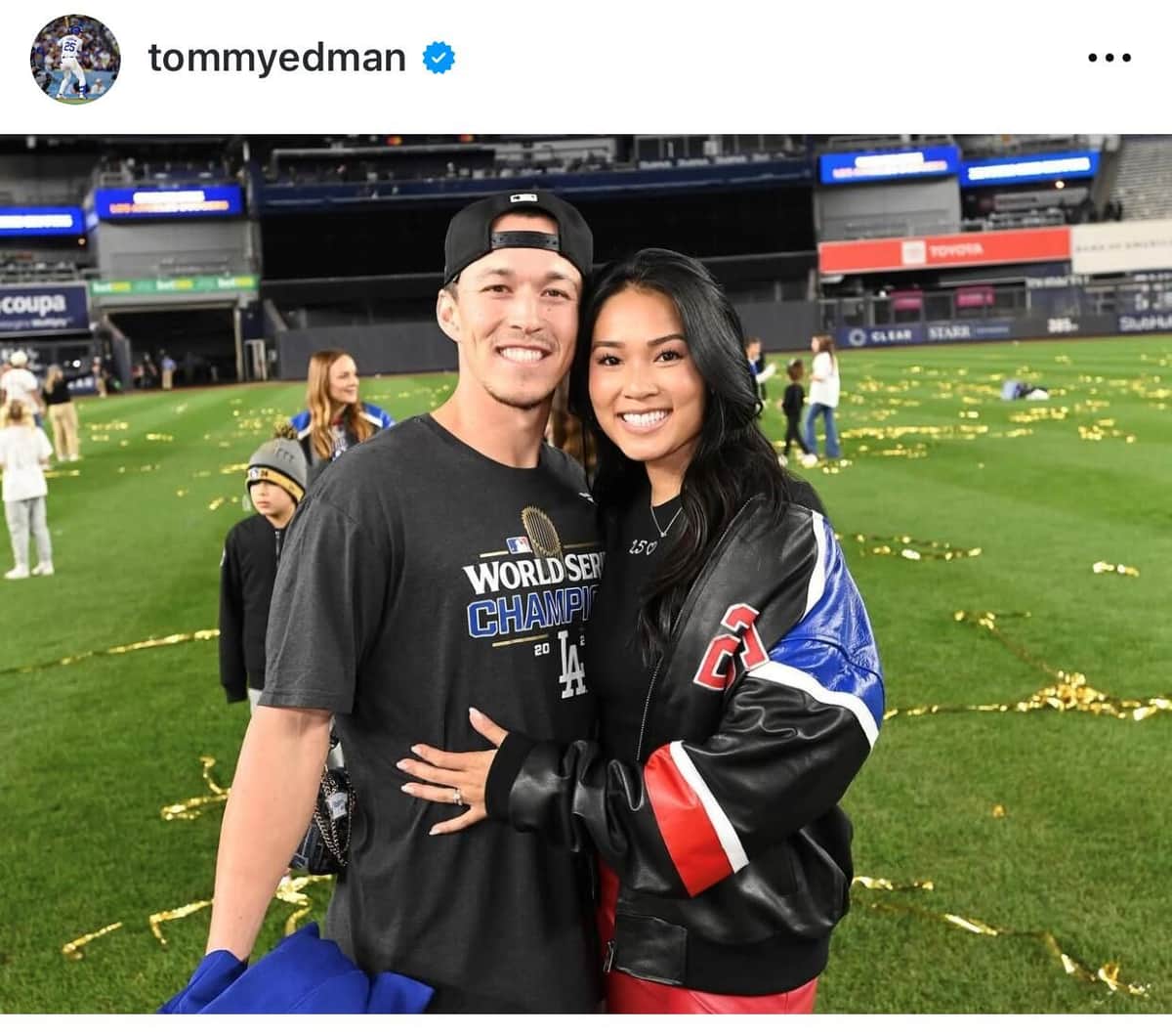 エドマン夫妻（本人インスタグラムより）