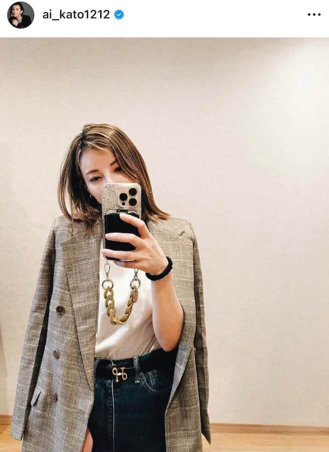 加藤あいさんのインスタグラム（＠ai_kato1212）より