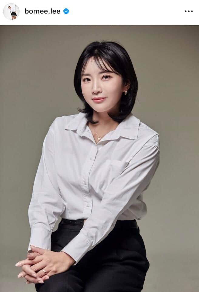 イ・ボミさんのインスタグラム（＠bomee.lee）より