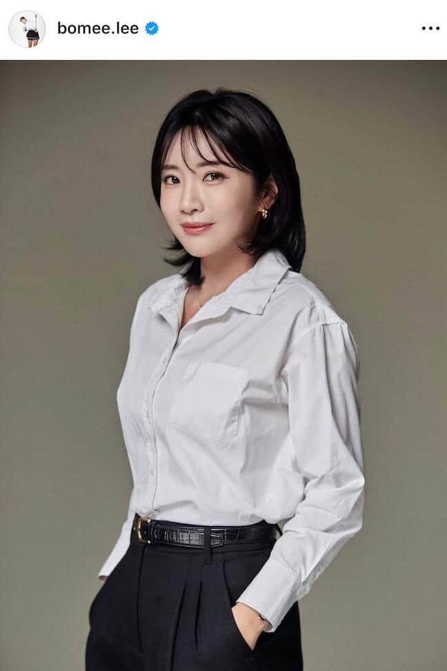 イ・ボミさんのインスタグラム（＠bomee.lee）より