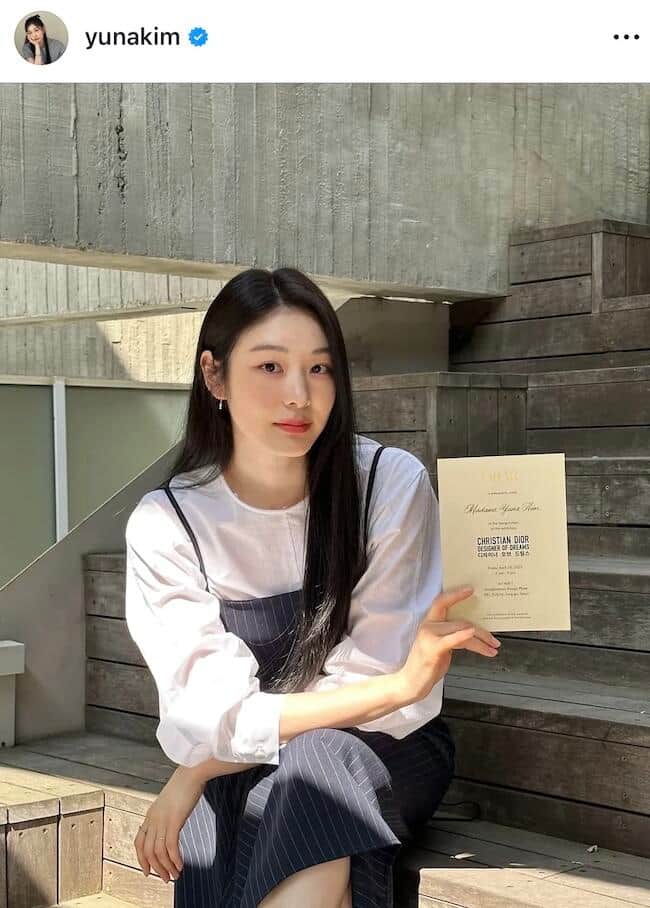 キム・ヨナさんのインスタグラム（＠yunakim）より