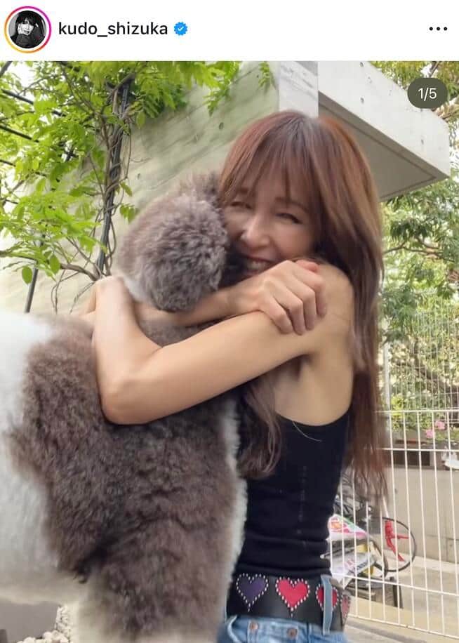 工藤静香さんのインスタグラム（＠kudo_shizuka）より