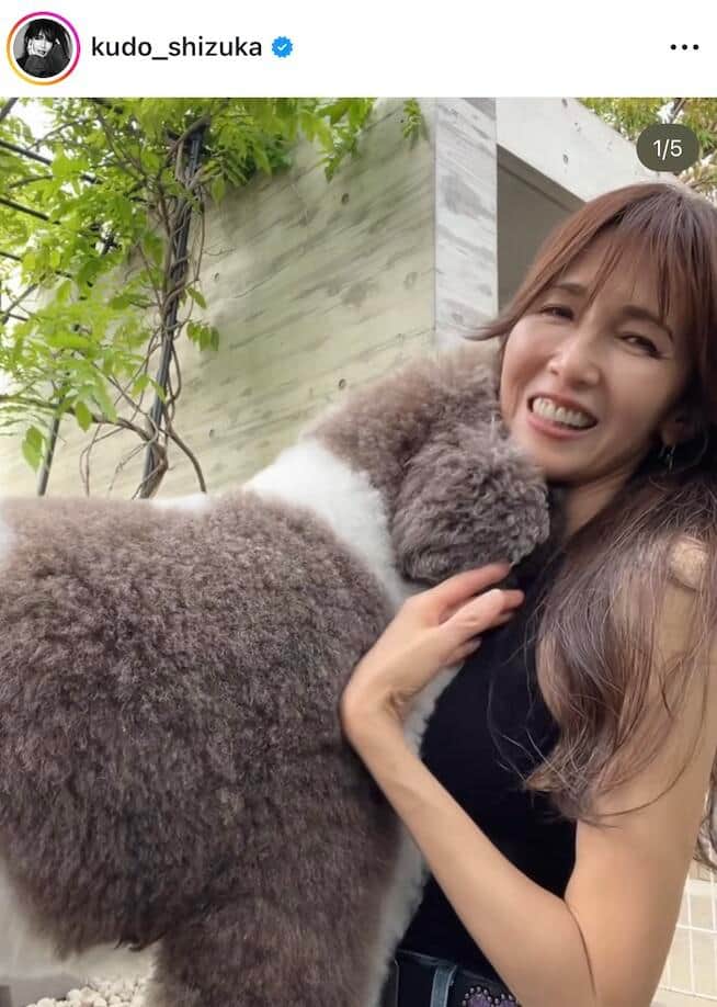 工藤静香さんのインスタグラム（＠kudo_shizuka）より