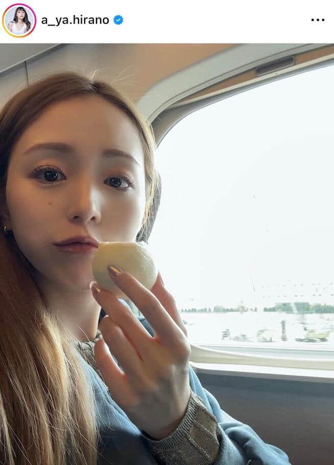 平野綾さんのインスタグラム（＠a_ya.hirano）より