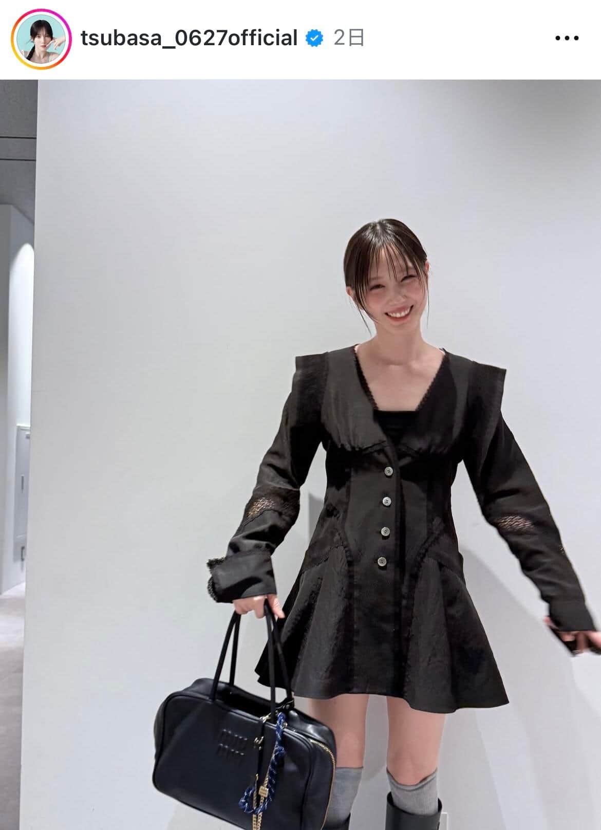 本田翼さんのインスタグラム（＠tsubasa_0627official）より