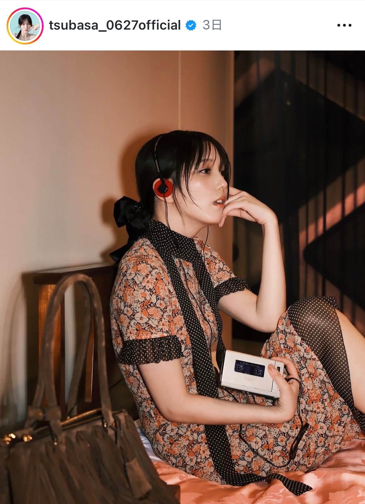 本田翼さんのインスタグラム（＠tsubasa_0627official）より