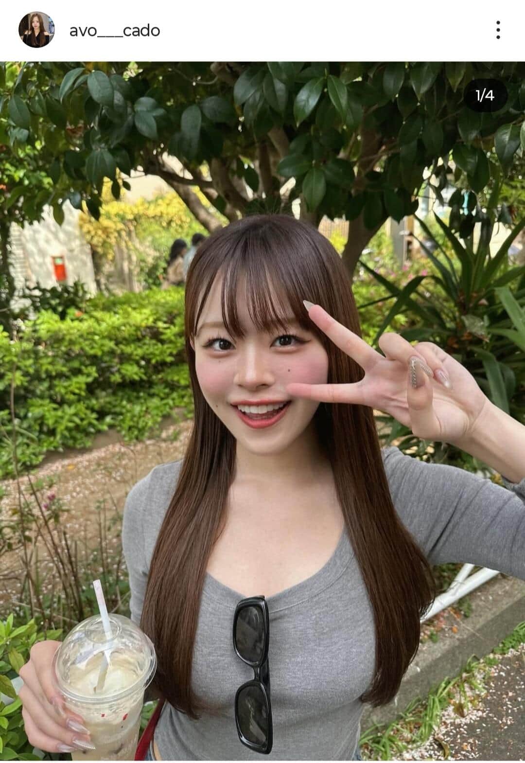 になにさんのインスタグラム（＠avo___cado）より