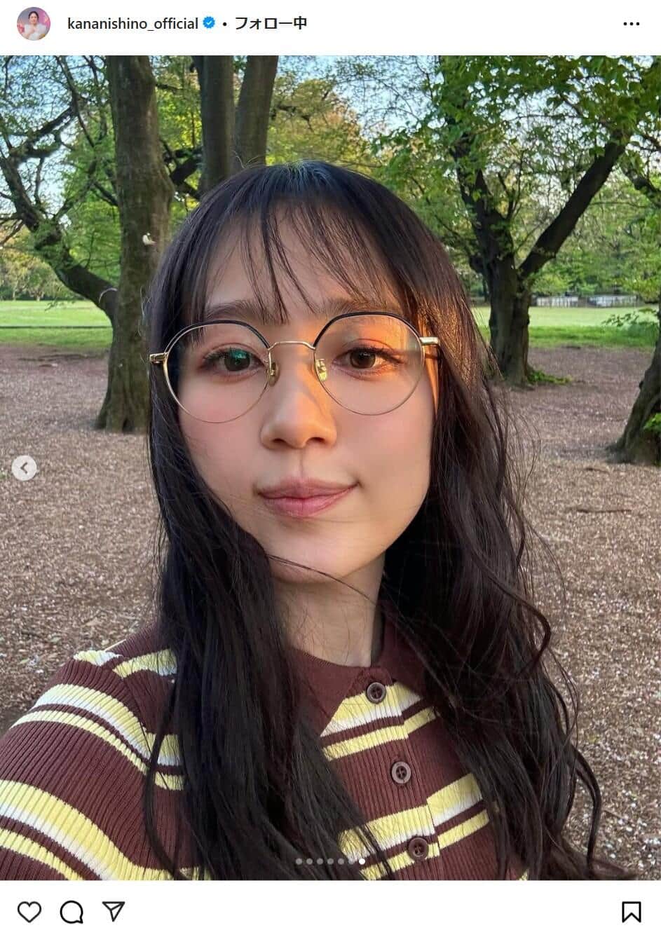 西野カナさんのインスタグラムより（kananishino_official）