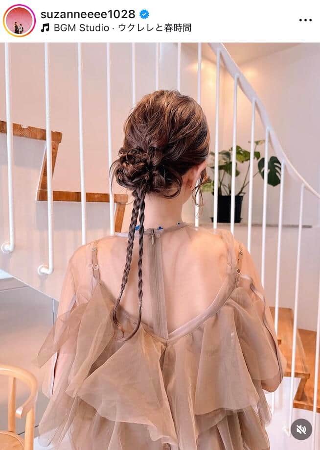 スザンヌさんのインスタグラム（＠suzanneeee1028）より