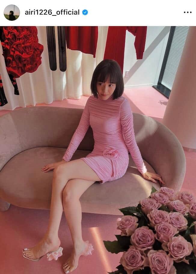 松井愛莉さんのインスタグラム（＠airi1226_official）より