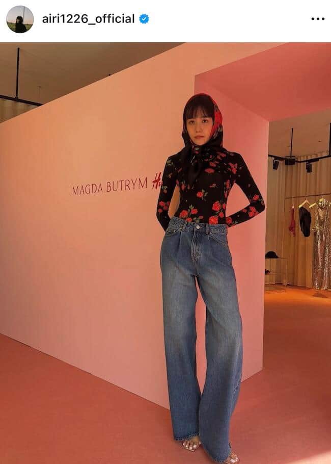 松井愛莉さんのインスタグラム（＠airi1226_official）より