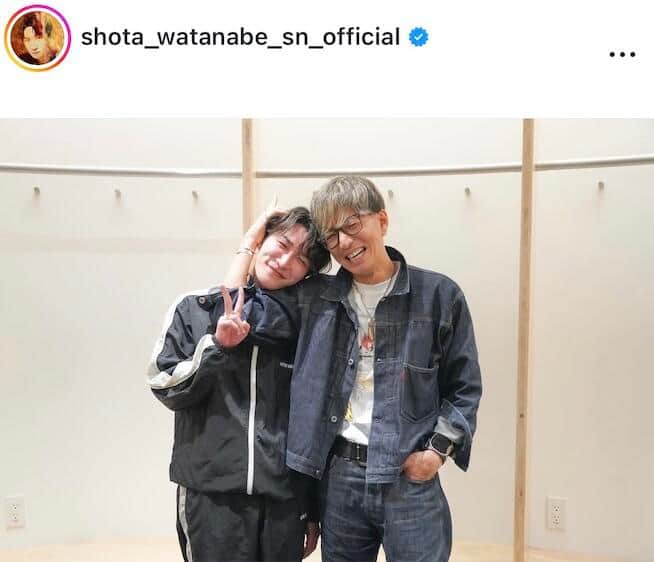 渡辺翔太さんのインスタグラム（＠shota_watanabe_sn_official）より