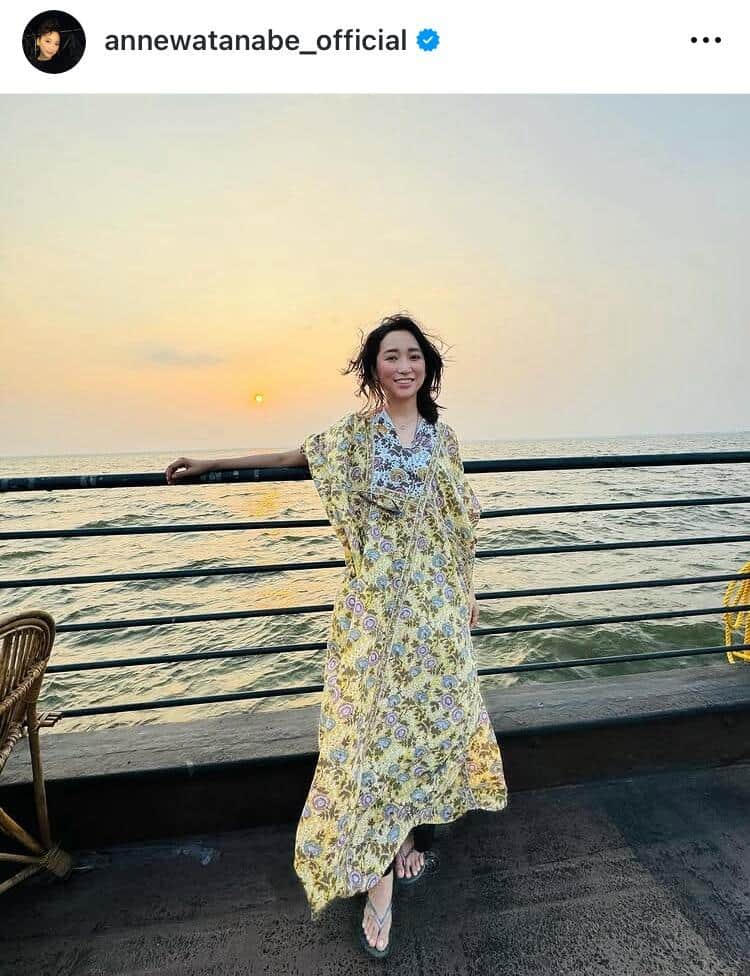 杏さんのインスタグラム（＠annewatanabe_official）より