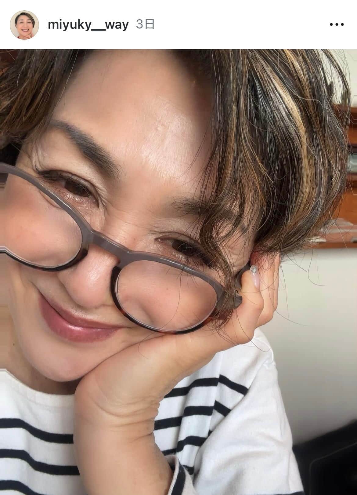 香坂みゆきさんのインスタグラム（＠miyuky__way）より