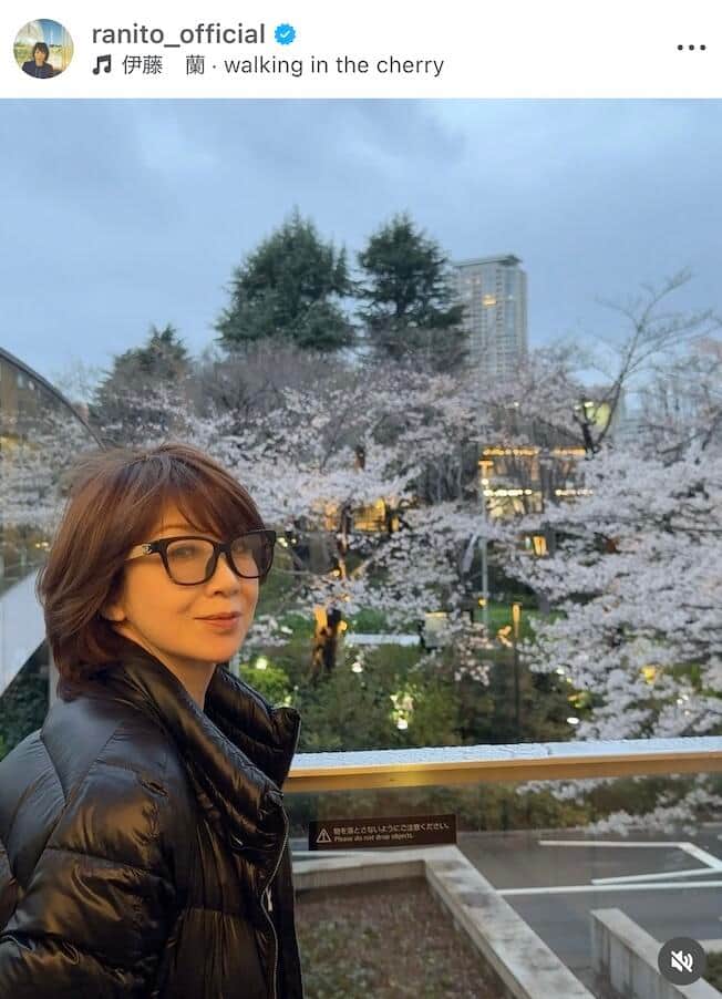 伊藤蘭さんのインスタグラム（＠ranito_official）より