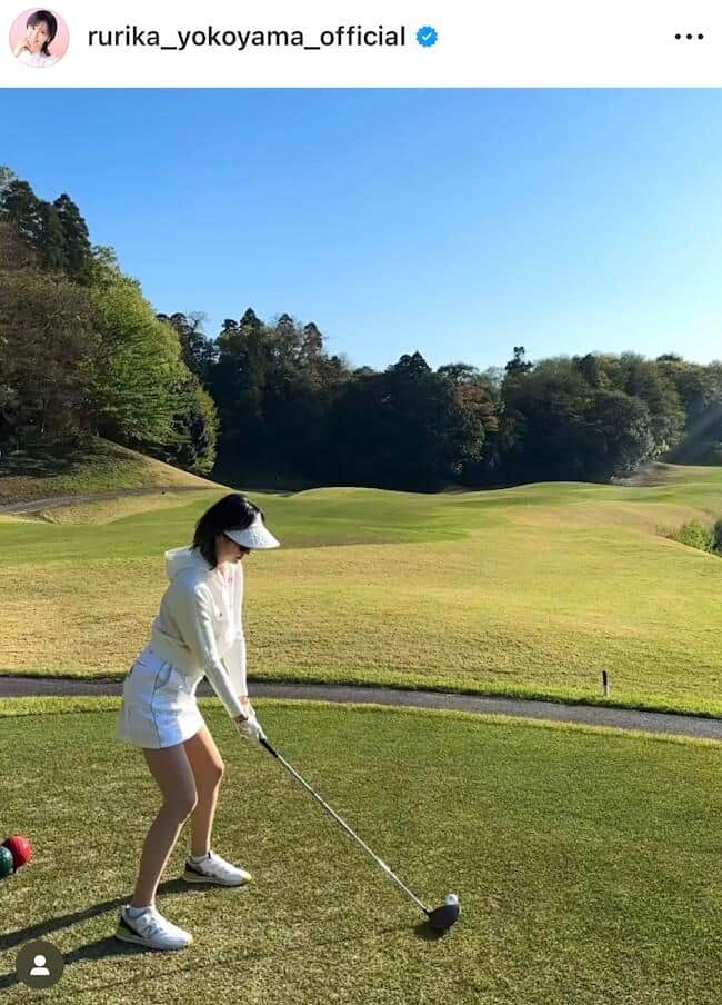 横山ルリカさんのインスタグラム（＠rurika_yokoyama_official）より