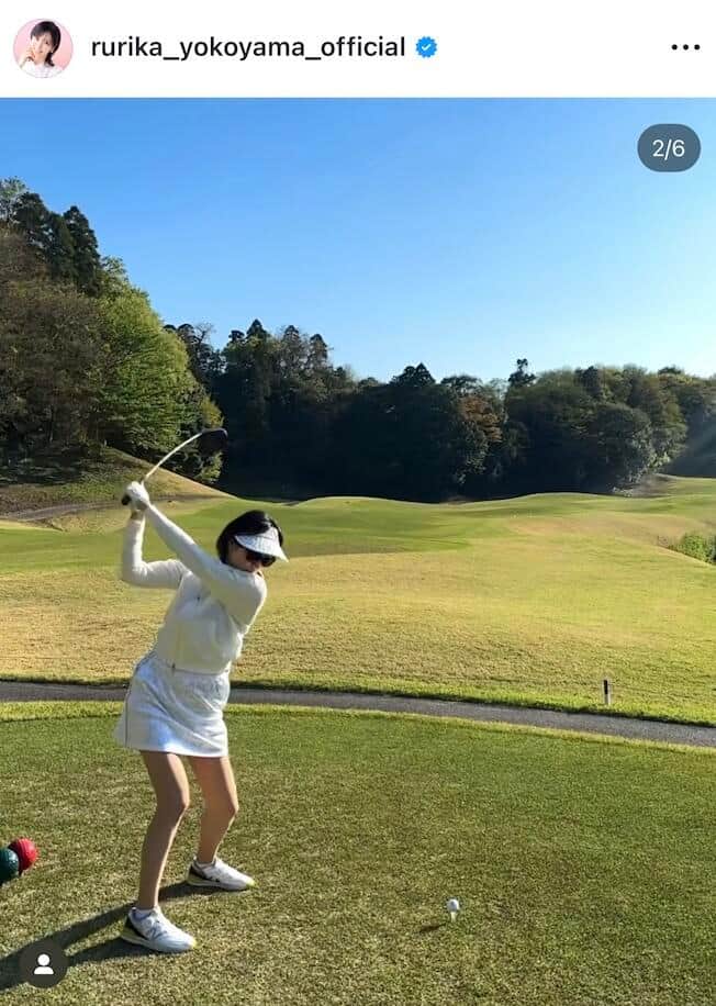 横山ルリカさんのインスタグラム（＠rurika_yokoyama_official）より