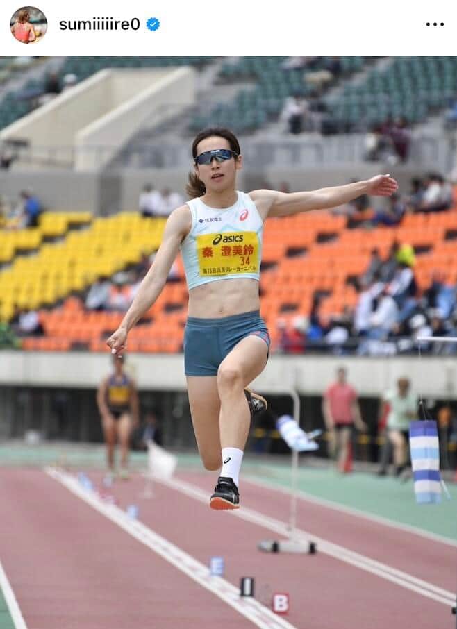 秦澄美鈴選手のインスタグラム（＠sumiiiiire0）より