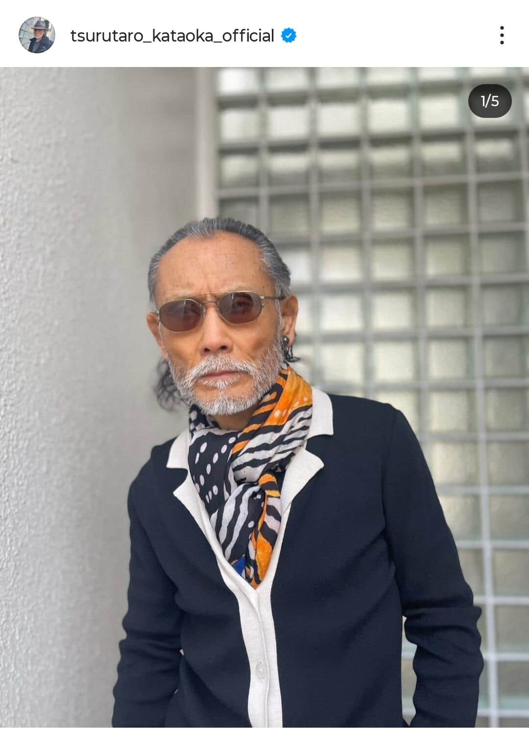 片岡鶴太郎さんのインスタグラム（＠tsurutaro_kataoka_official）より