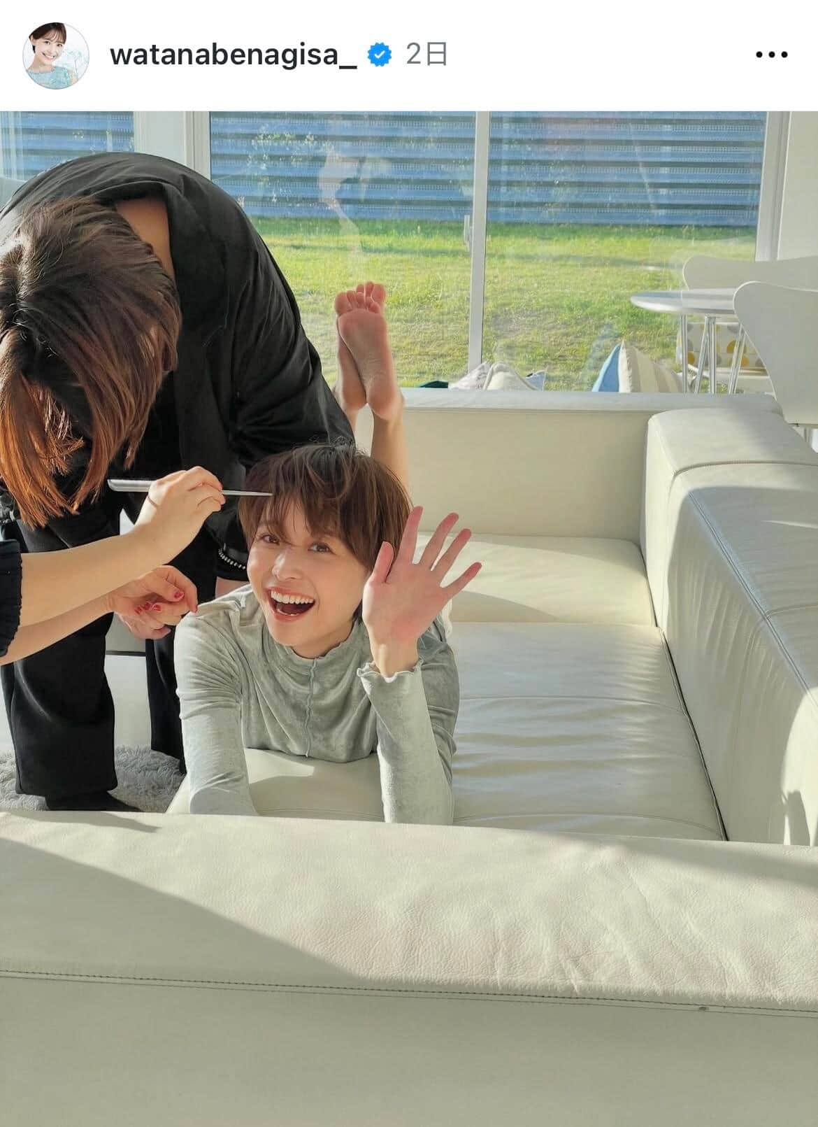 渡邊渚さんのインスタグラム（＠watanabenagisa_）より